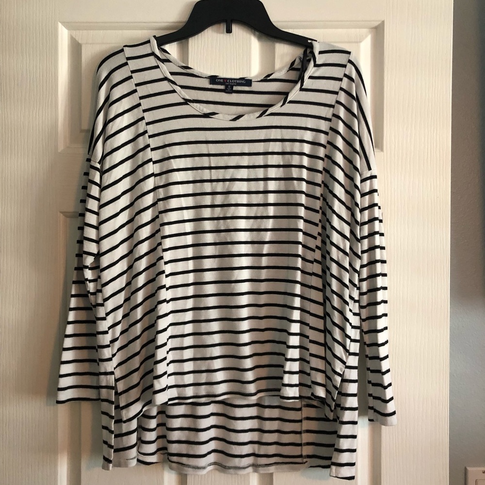 Striped long sleeve shirt